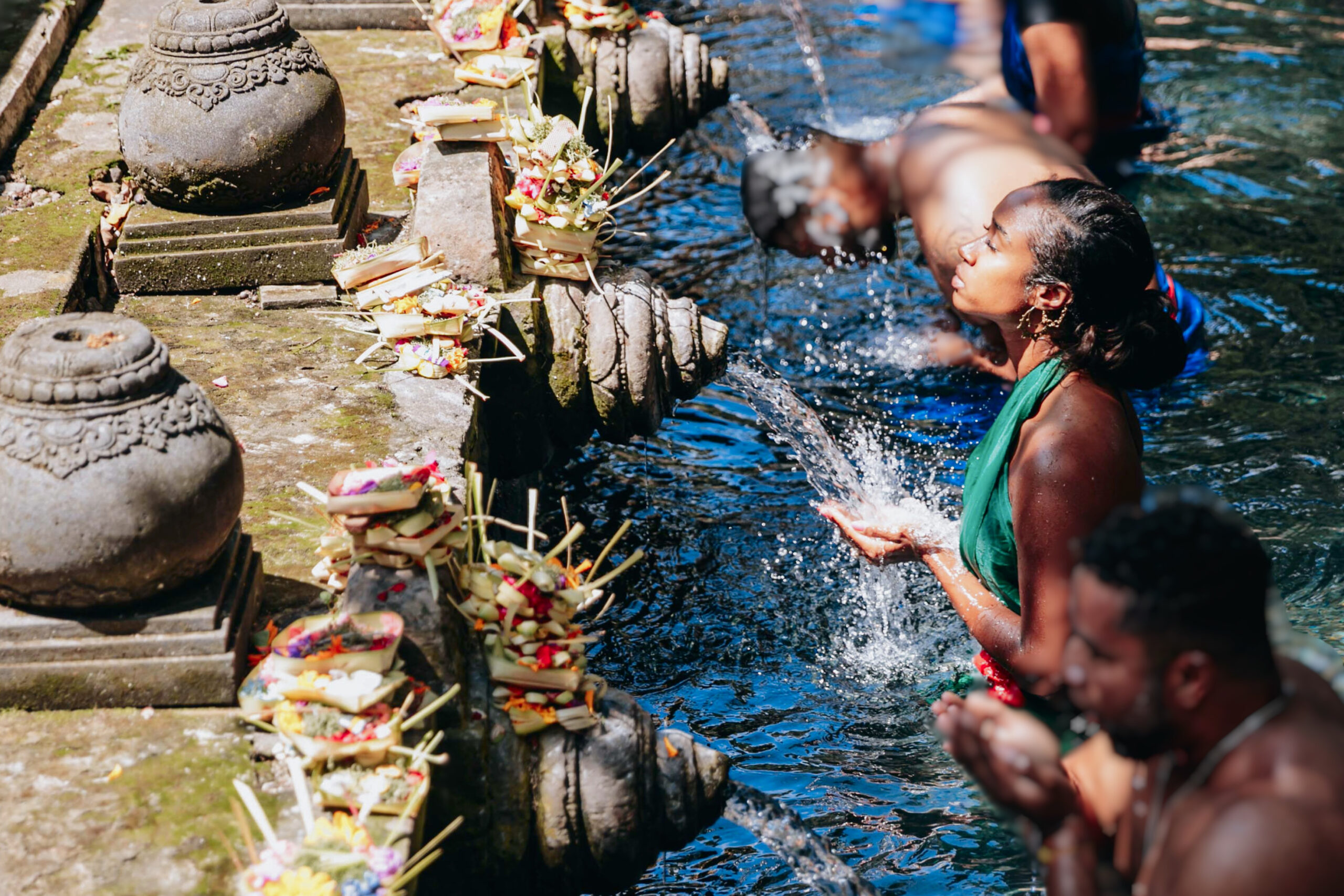 Dipaways Bali Group Travel Women Wellness Travel Holy Water Temple